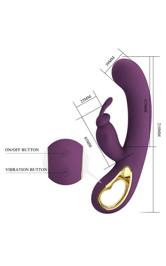 Luxurious silicone vibrator that can be controlled on an app