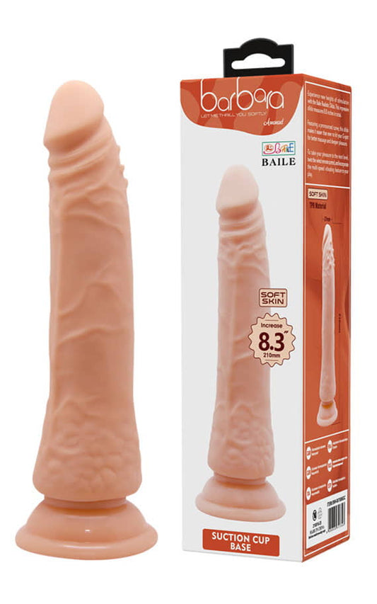 Anatomically Realistic Dildo with Independent Spine and Vacuum