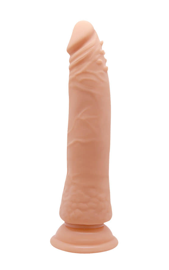 Anatomically Realistic Dildo with Independent Spine and Vacuum