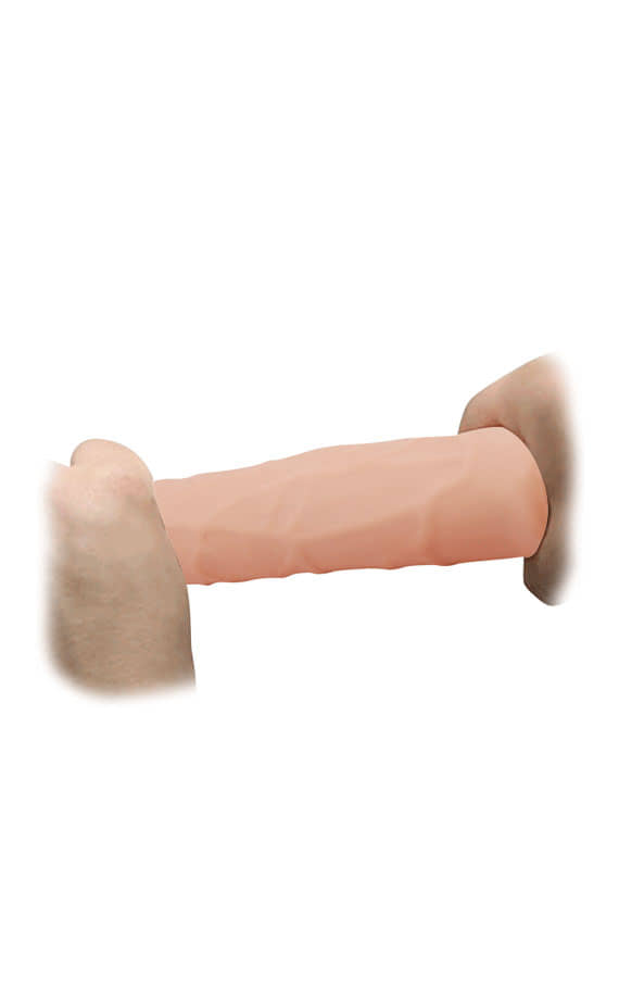 Anatomically Realistic Dildo with Independent Spine and Vacuum