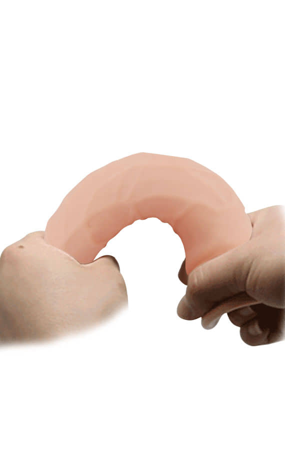 Anatomically Realistic Dildo with Independent Spine and Vacuum