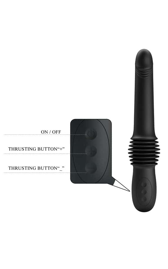 Luxurious silicone vibrator “The Hammer” (3 up and down modes)