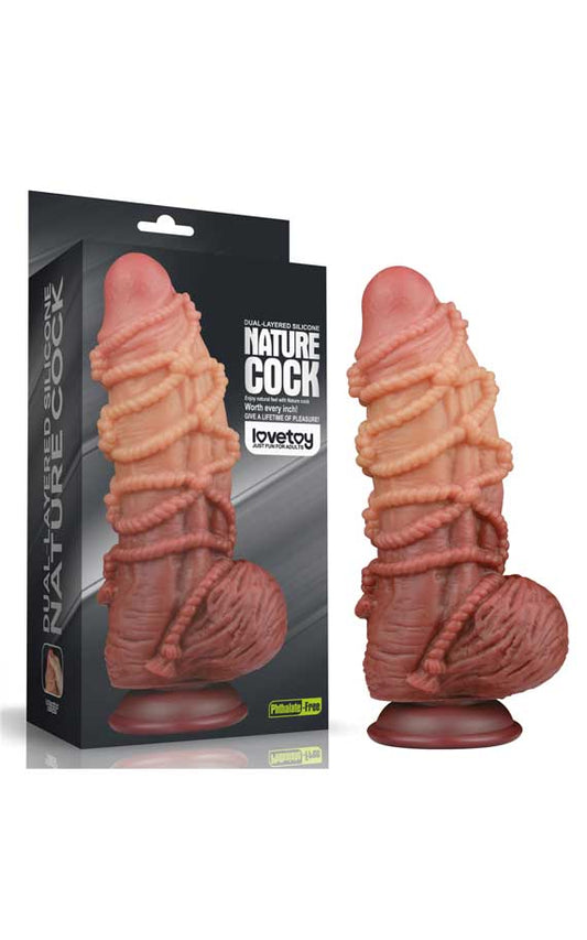 Thick horse dildo with an interesting design