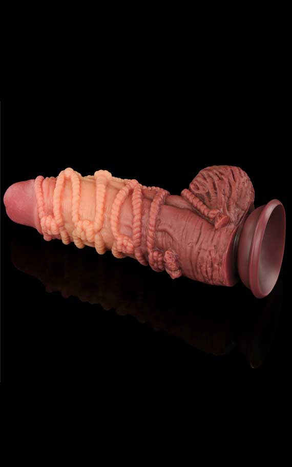 Thick horse dildo with an interesting design