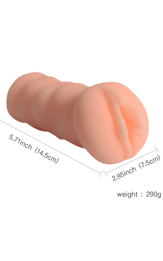 Realistic Masturbator with dimensions 20cm x 8cm