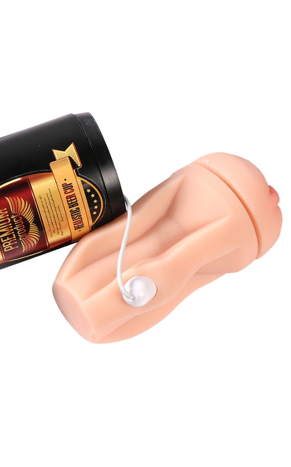 Fantastic Masturbator housed in a Beer Bottle with Vibrations